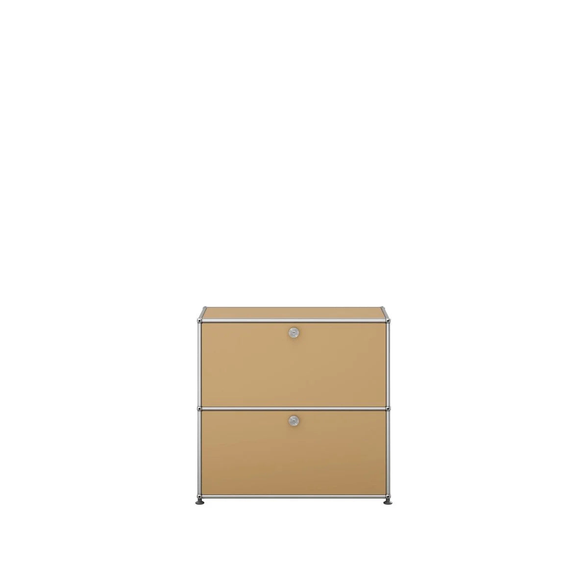 USM Haller Sideboard in Beige mit zwei Klapptüren – wohnliche Eleganz für Bücher und Accessoires