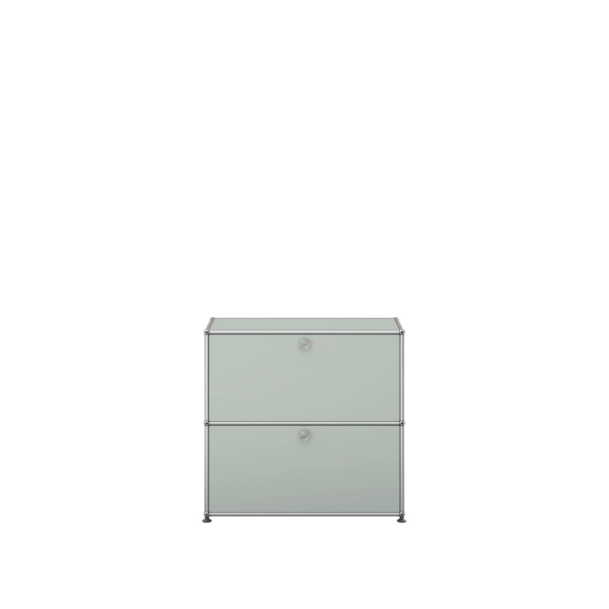 USM Haller Sideboard in Lichtgrau mit ruhiger Linienführung – ideal für Büroorganisation