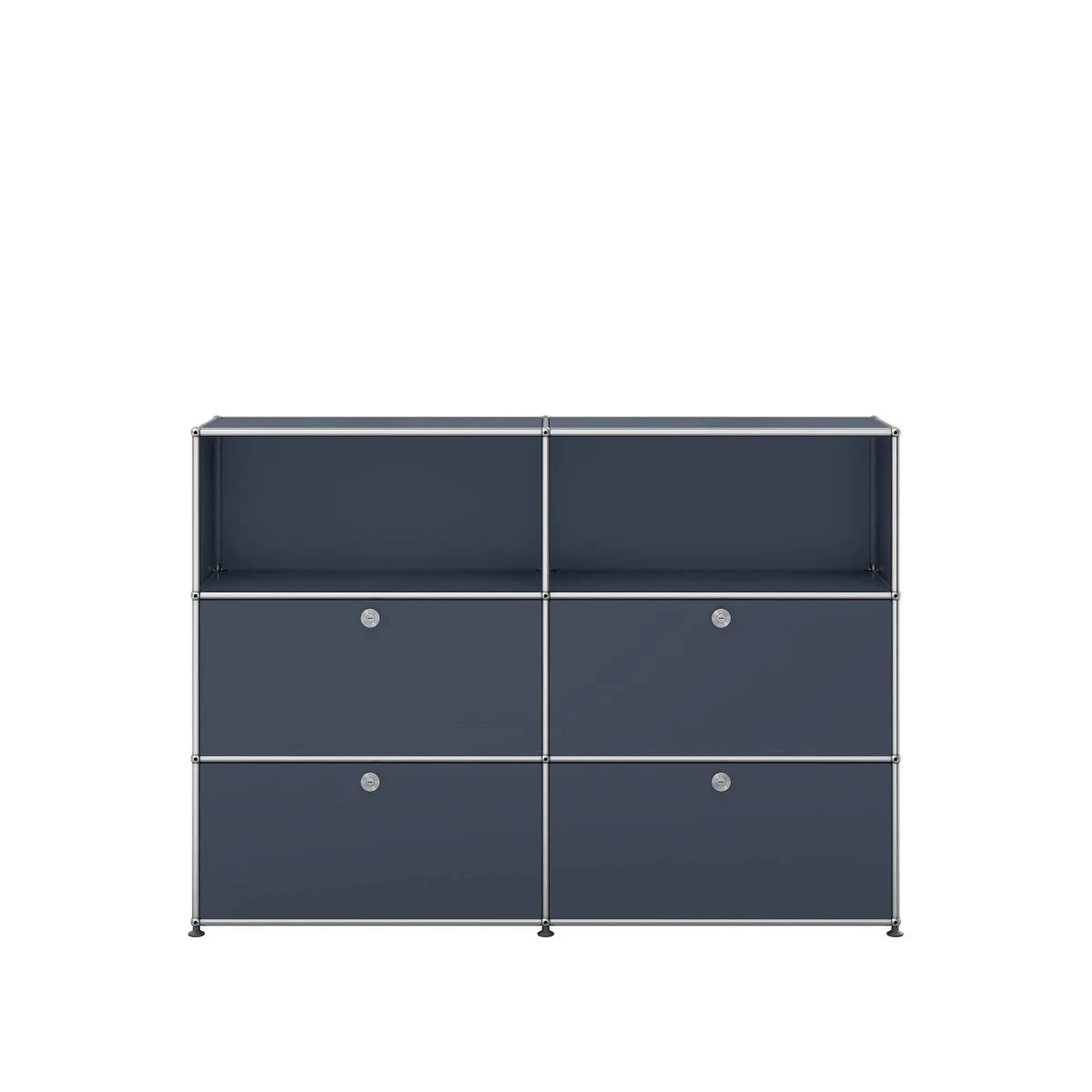 USM Haller Sideboard anthrazit mit 4 Klapptüren