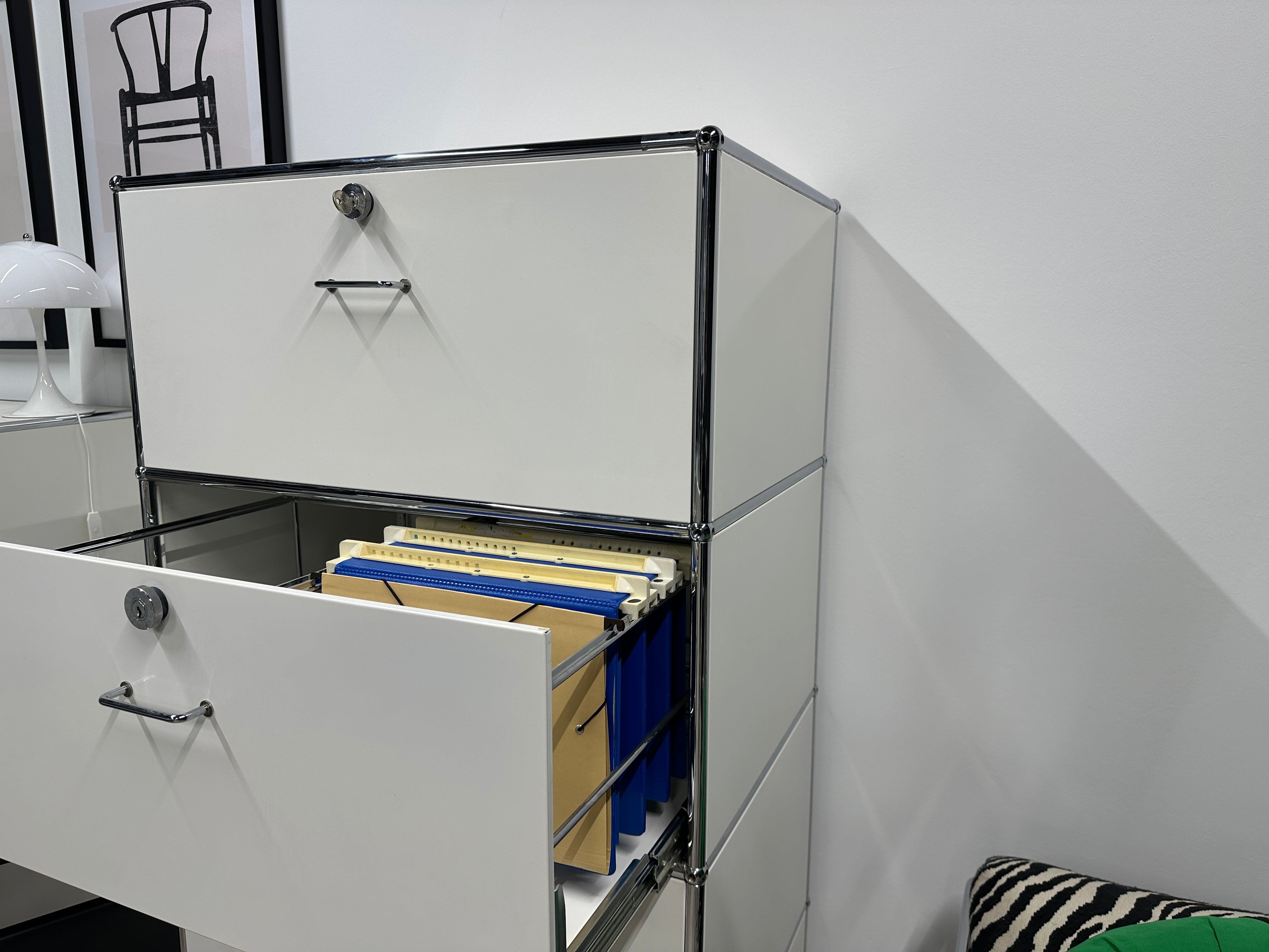 USM Haller Sideboard, 50 cm Tiefe, 1 Breit / 4 Hoch / 4 Ausziehtüren, sale