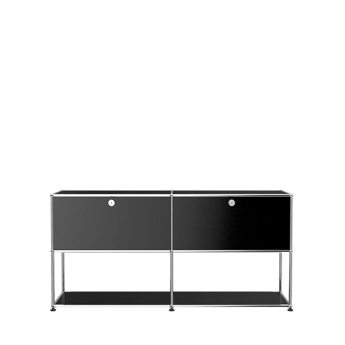 USM Haller Sideboard 2x2 in Schwarz