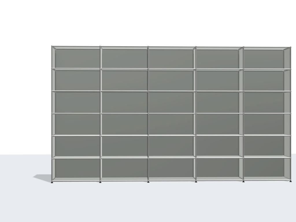 USM Haller Regal 5 Breit / 6 Hoch / 30 Fächer