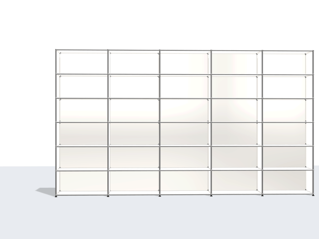 USM Haller Regal 5 Breit / 6 Hoch / 30 Fächer