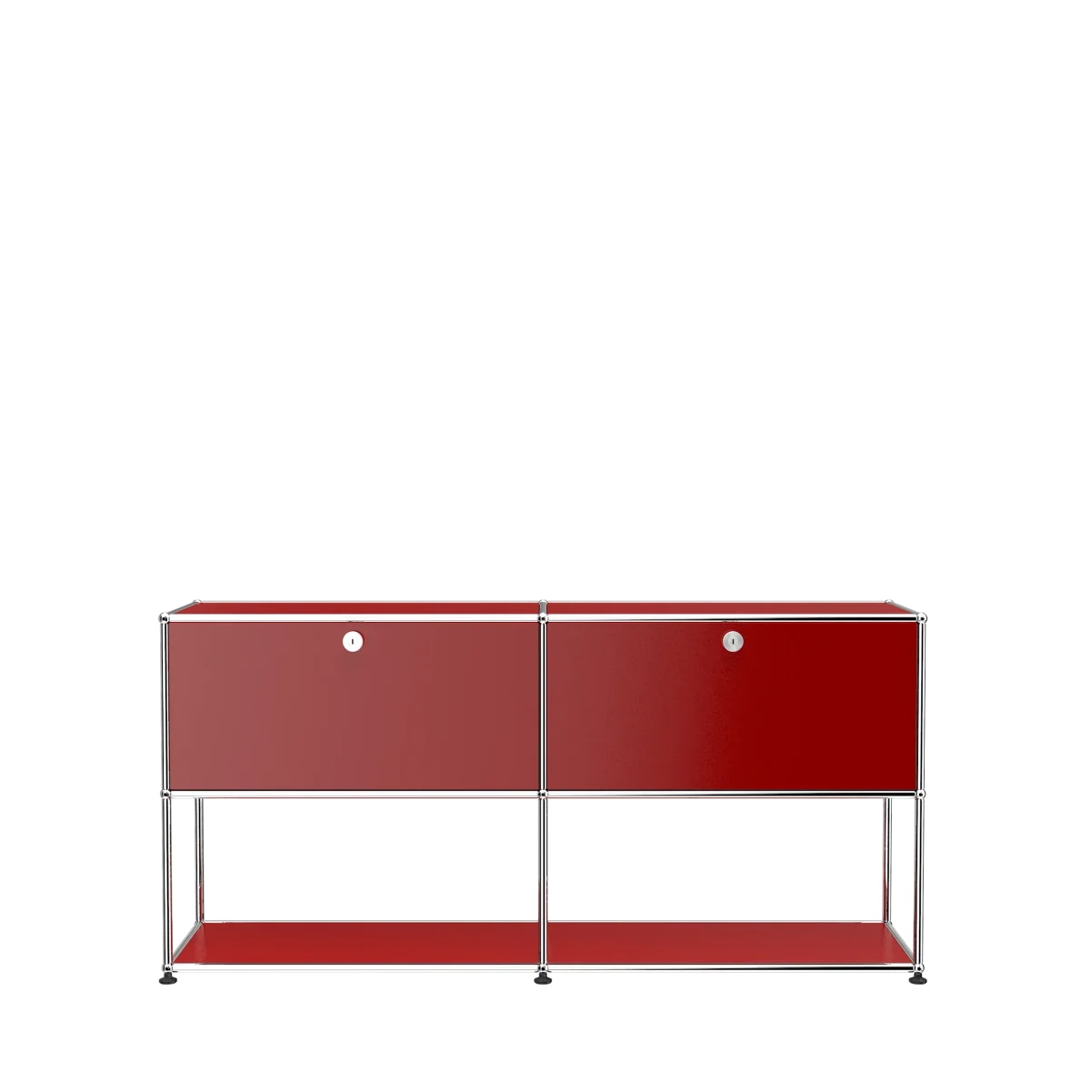USM Haller Sideboard 2x2 in Rubinrot