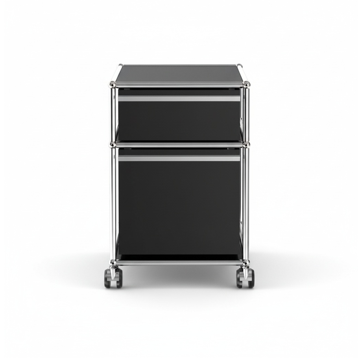 USM Haller Rollcontainer Studioaufnahme schwarz