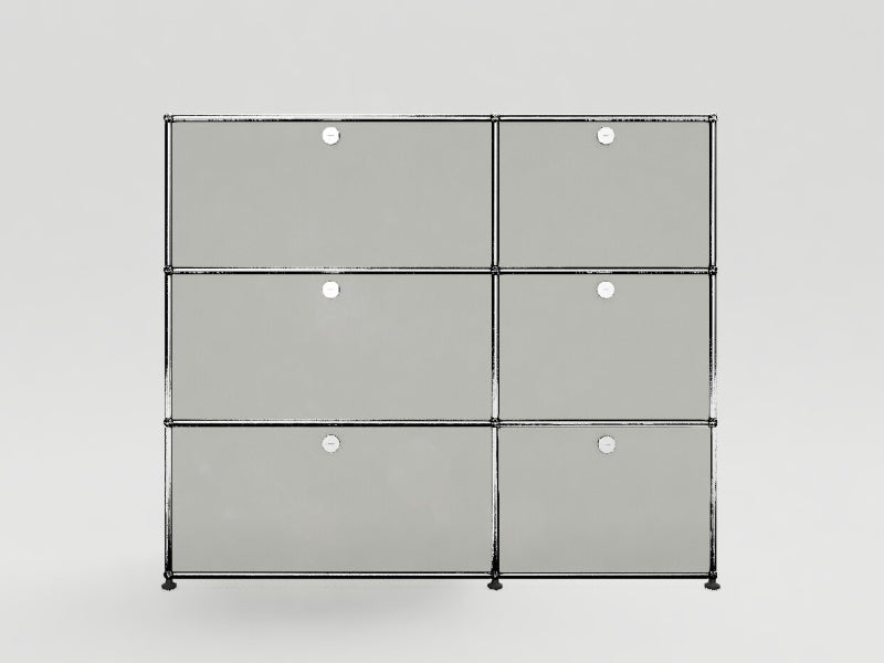 USM Haller Sideboard 1 1/2 Breit / 3 Hoch, 6 Klapptüren