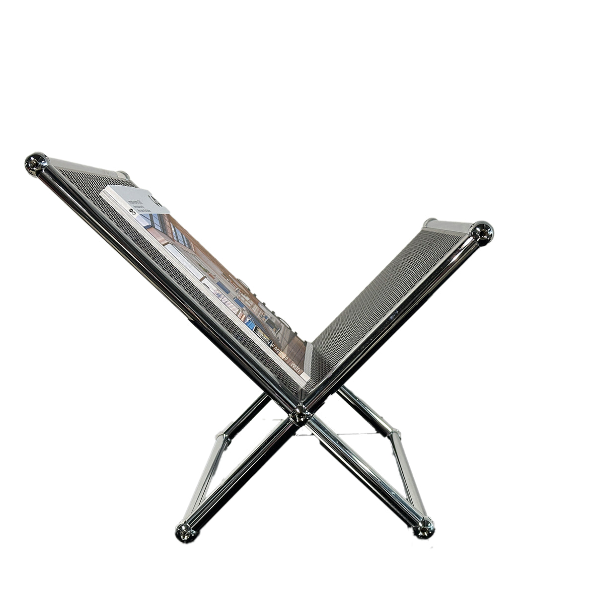 USM Haller Zeitungsständer Perforiert / schwarz RAL 9011