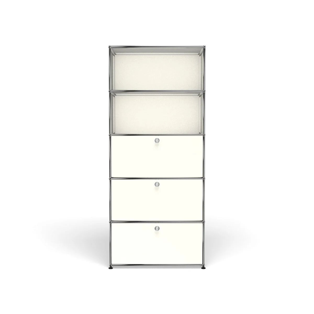 USM Haller Regal 1 Breit / 5 Hoch  / 3 Klapptüren