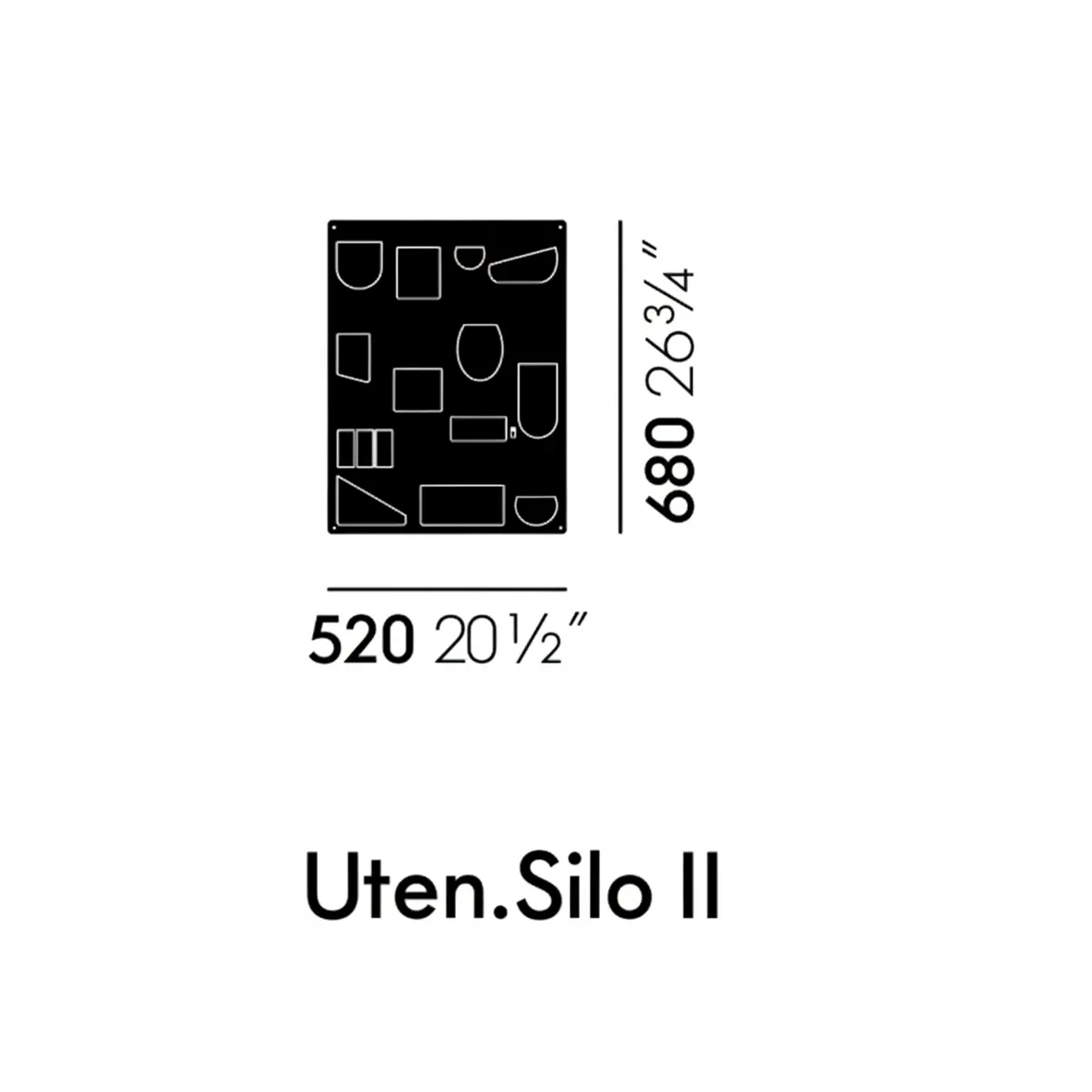 Infografik zu Vitra Utensilo II