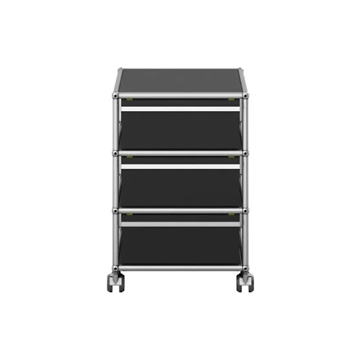 USM Haller Rollcontainer Studioaufnahme schwarz von USM Markt Second Hand USM gebraucht