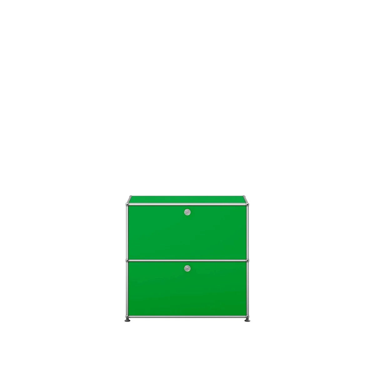 USM Haller Sideboard in Grün, Designklassiker für strukturierte Ordnung im Alltag
