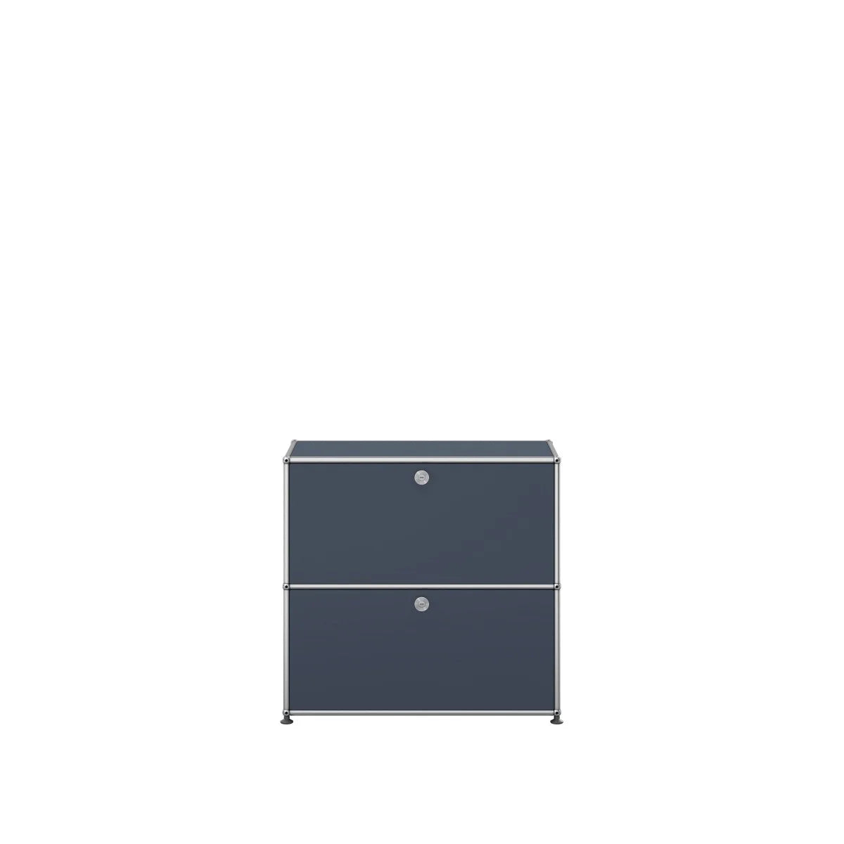 USM Haller Sideboard in Anthrazit, zurückhaltende Eleganz für Konferenz- und Empfangsbereiche