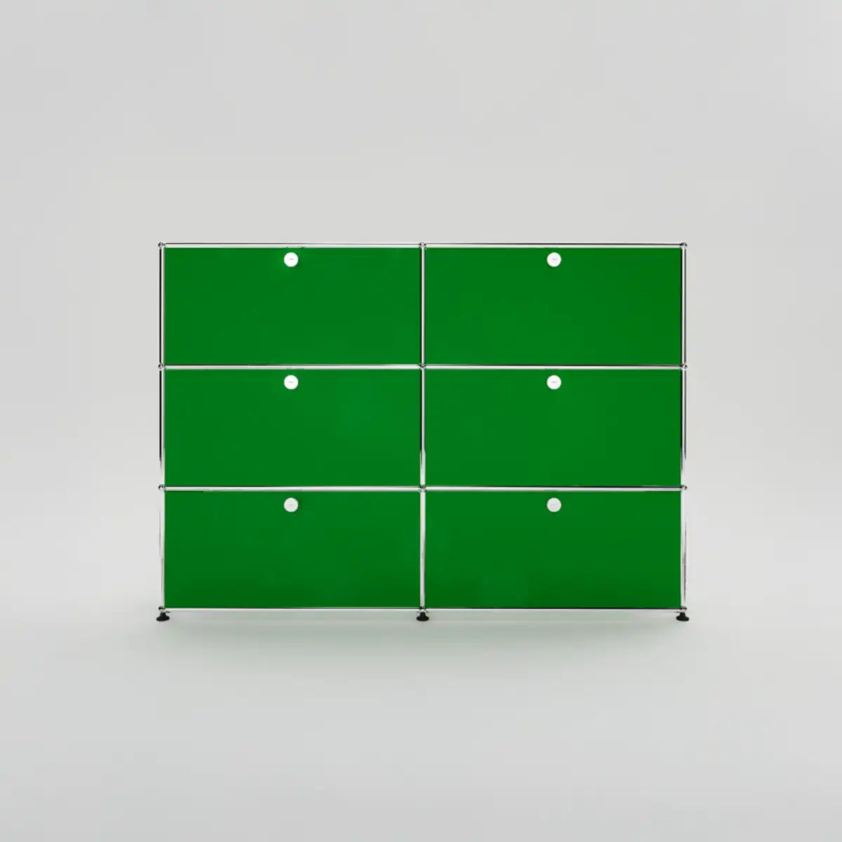 USM Haller Sideboard in Grün mit 6 Klapptüren, stilvoll und modern