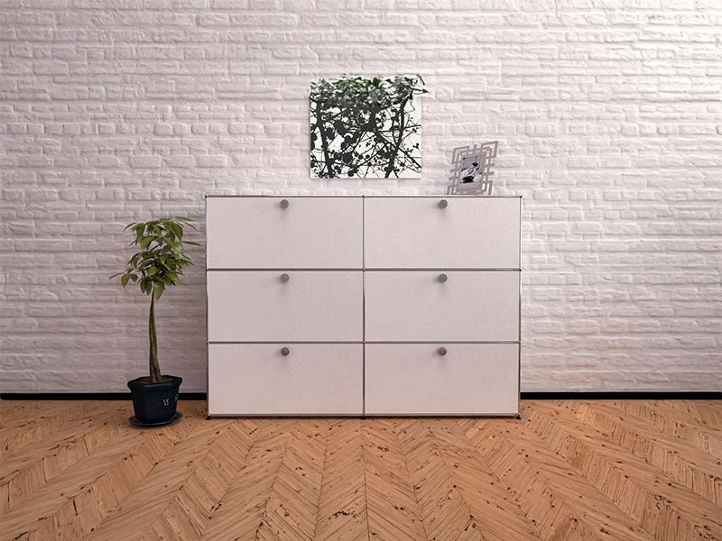 USM Haller Sideboard 2 Breit / 3 Hoch / 6 Klapptüren