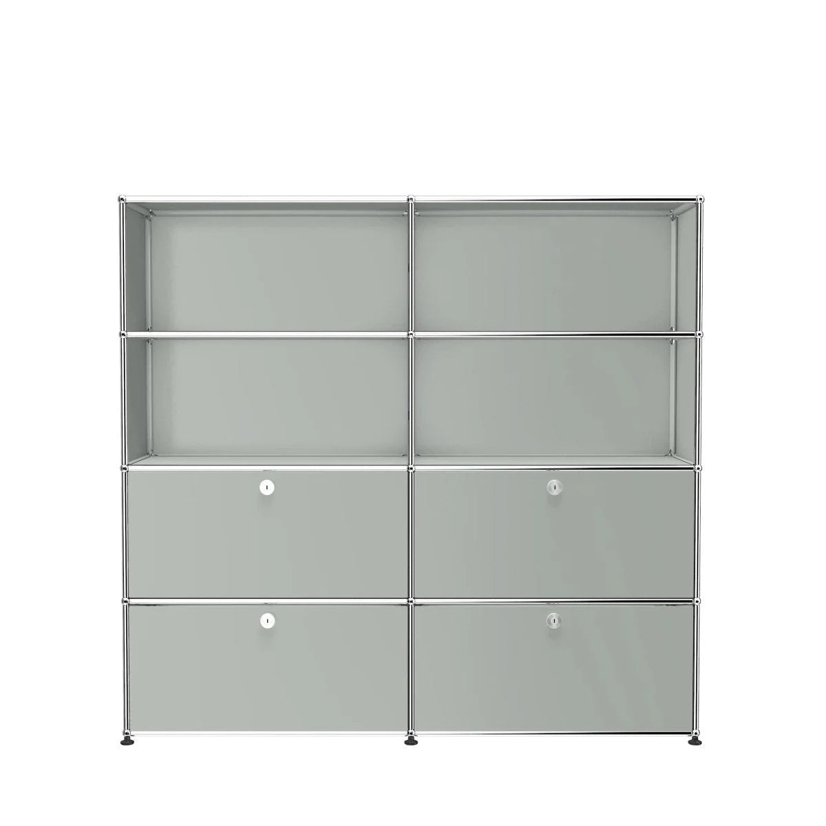 USM Haller Highboard 2 Breit 4 Hoch 4 Klapptüren in Weiß USM Markt