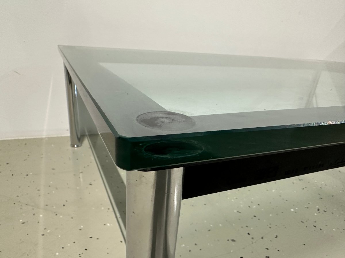 Cassina - LC10 Table en tube, grand Modèle
