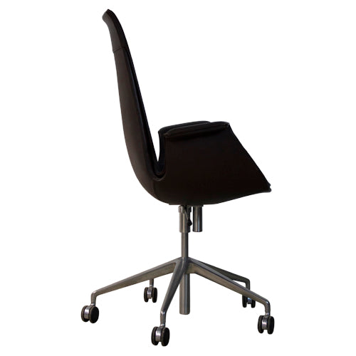 Walter Knoll FK Chair, Office Chair, Leder braun