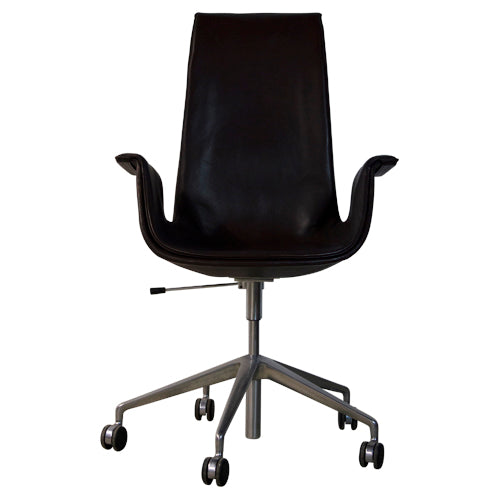 Walter Knoll FK Chair, Office Chair, Leder braun