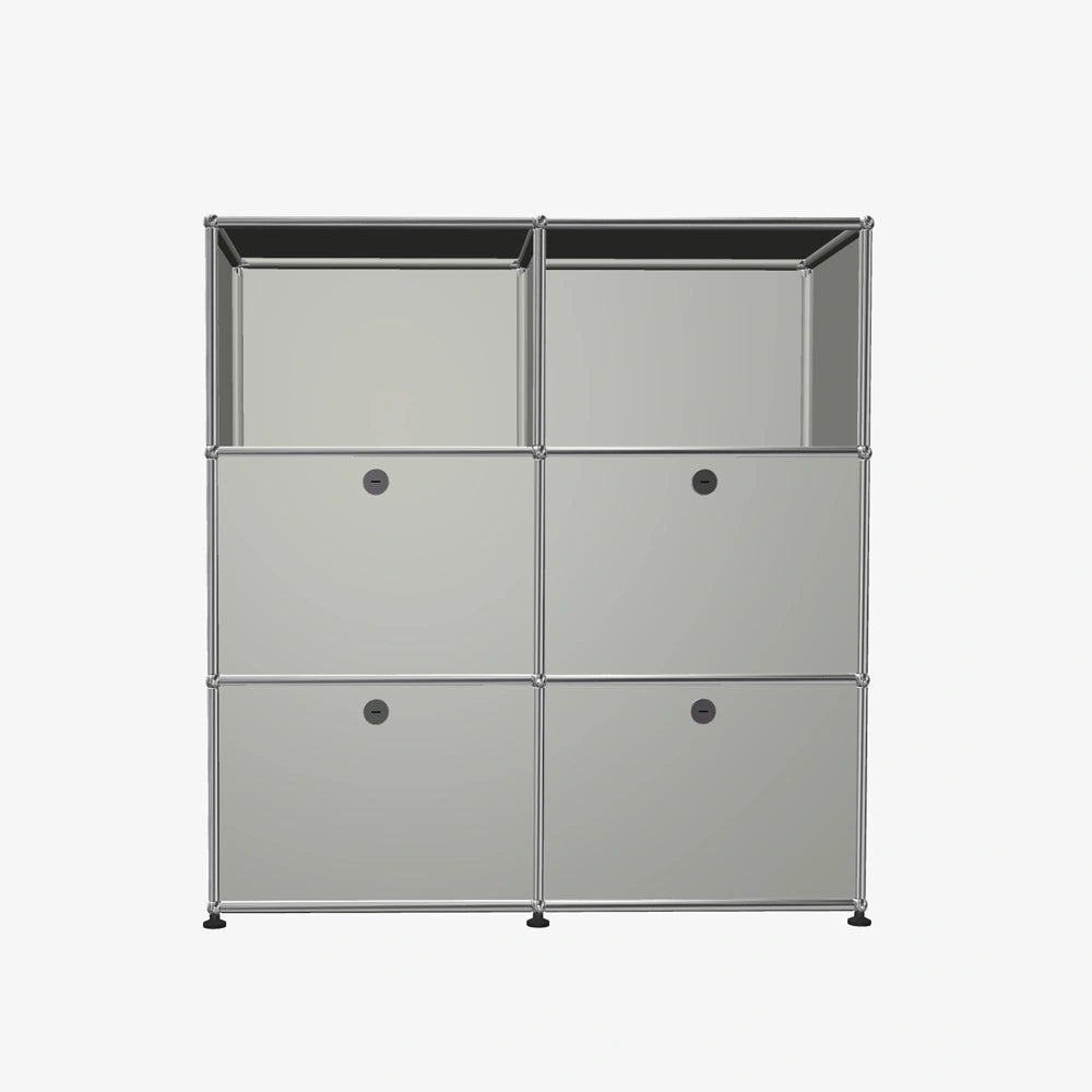 USM Haller Sideboard 2 x 50 cm Breit / 3 Hoch / 4 Klapptüren