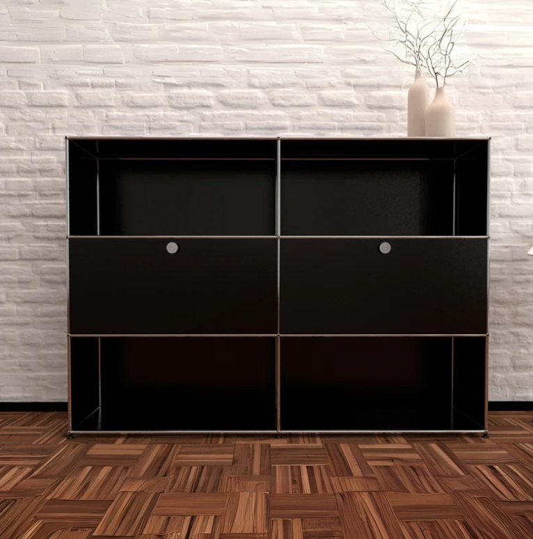 USM Haller Sideboard 2 Breit / 3 Hoch / 2 Klapptüren