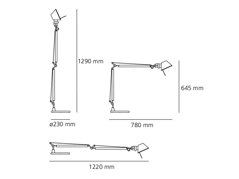 Artemide Tolomeo Tavolo