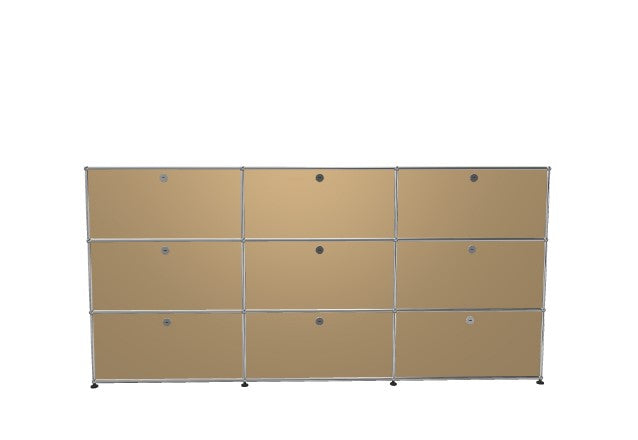 USM Haller Highboard 3 Breit / 3 Hoch / 9 Klapptüren