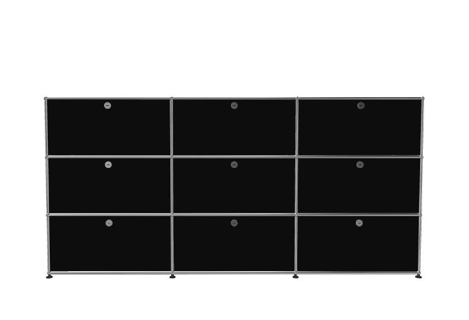 USM Haller Highboard 3 Breit / 3 Hoch / 9 Klapptüren