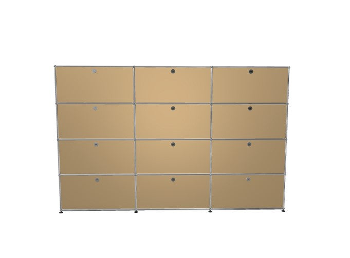 USM Haller Highboard 3 Breit / 4 Hoch / 12 Klapptüren