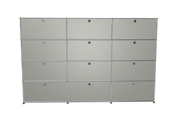 USM Haller Highboard 3 Breit / 4 Hoch / 12 Klapptüren