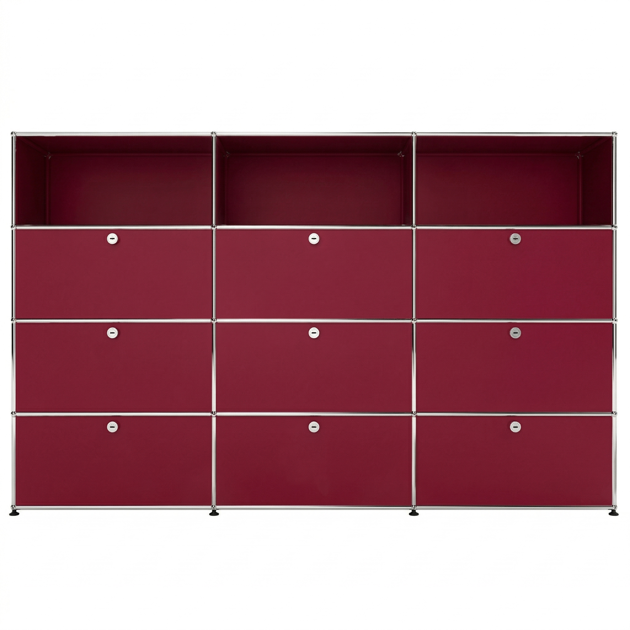 USM Haller Highboard 3 Breit / 4 Hoch / 9 Klapptüren
