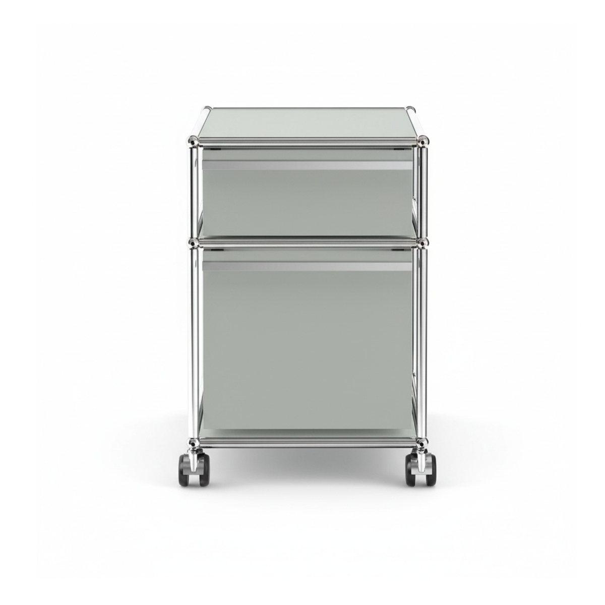 USM Haller Rollcontainer Studioaufnahme lichtgrau