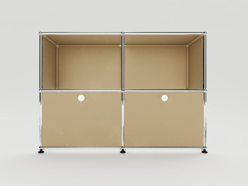 USM Haller Sideboard 2 x 50 cm Breit / 2 Hoch / 2 Klapptüren