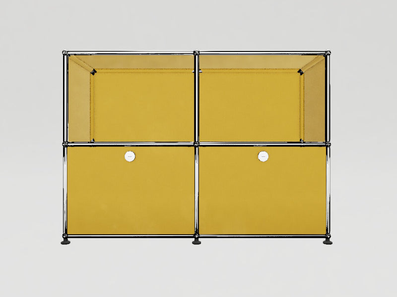 USM Haller Sideboard 2 x 50 cm Breit / 2 Hoch / 2 Klapptüren