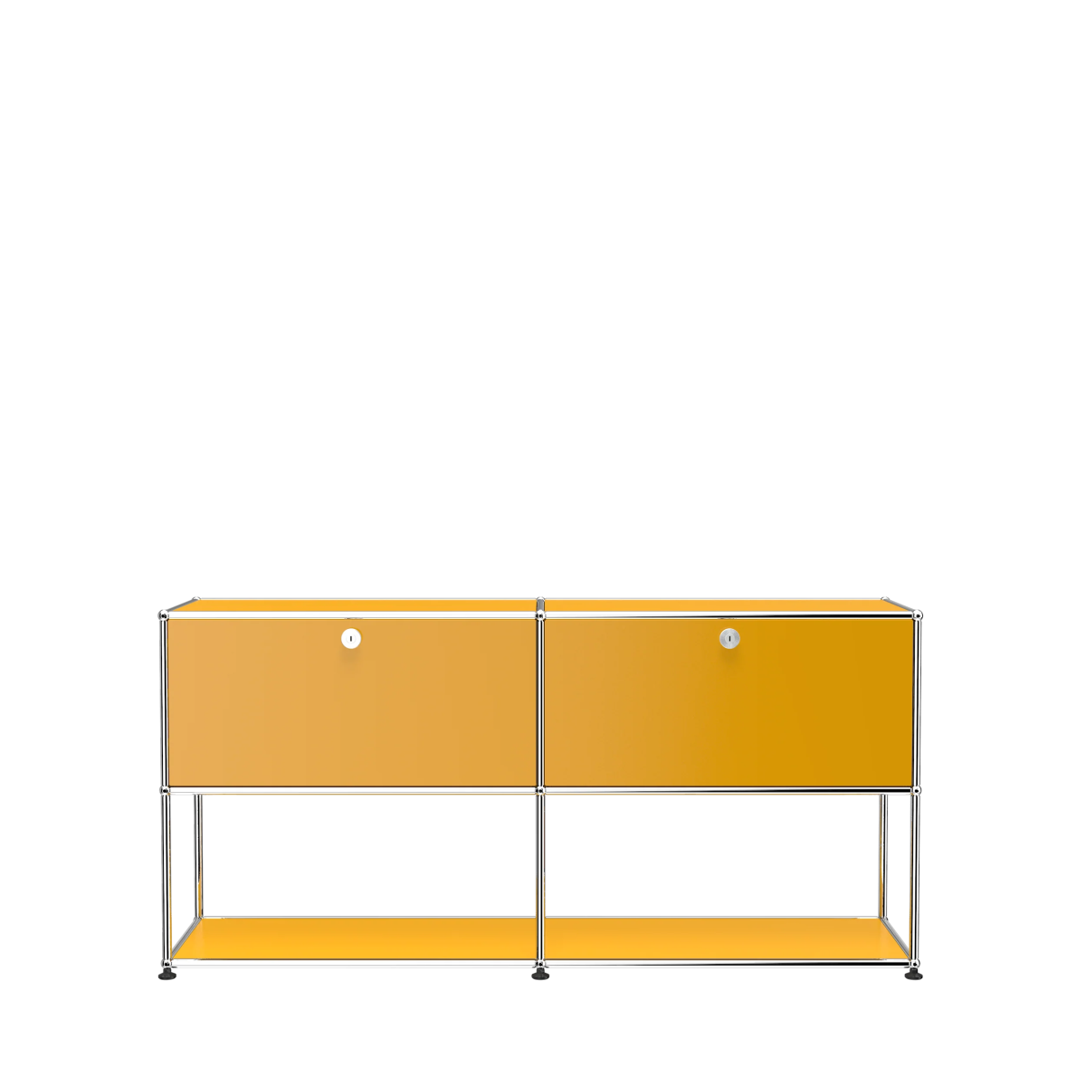 USM Haller Sideboard 2 Breit / 2 Hoch / 2 Klapptüren / unten frei