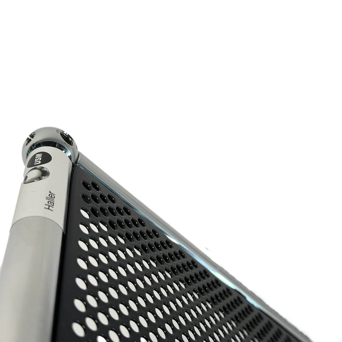 USM Haller Zeitungsständer Perforiert / schwarz RAL 9011