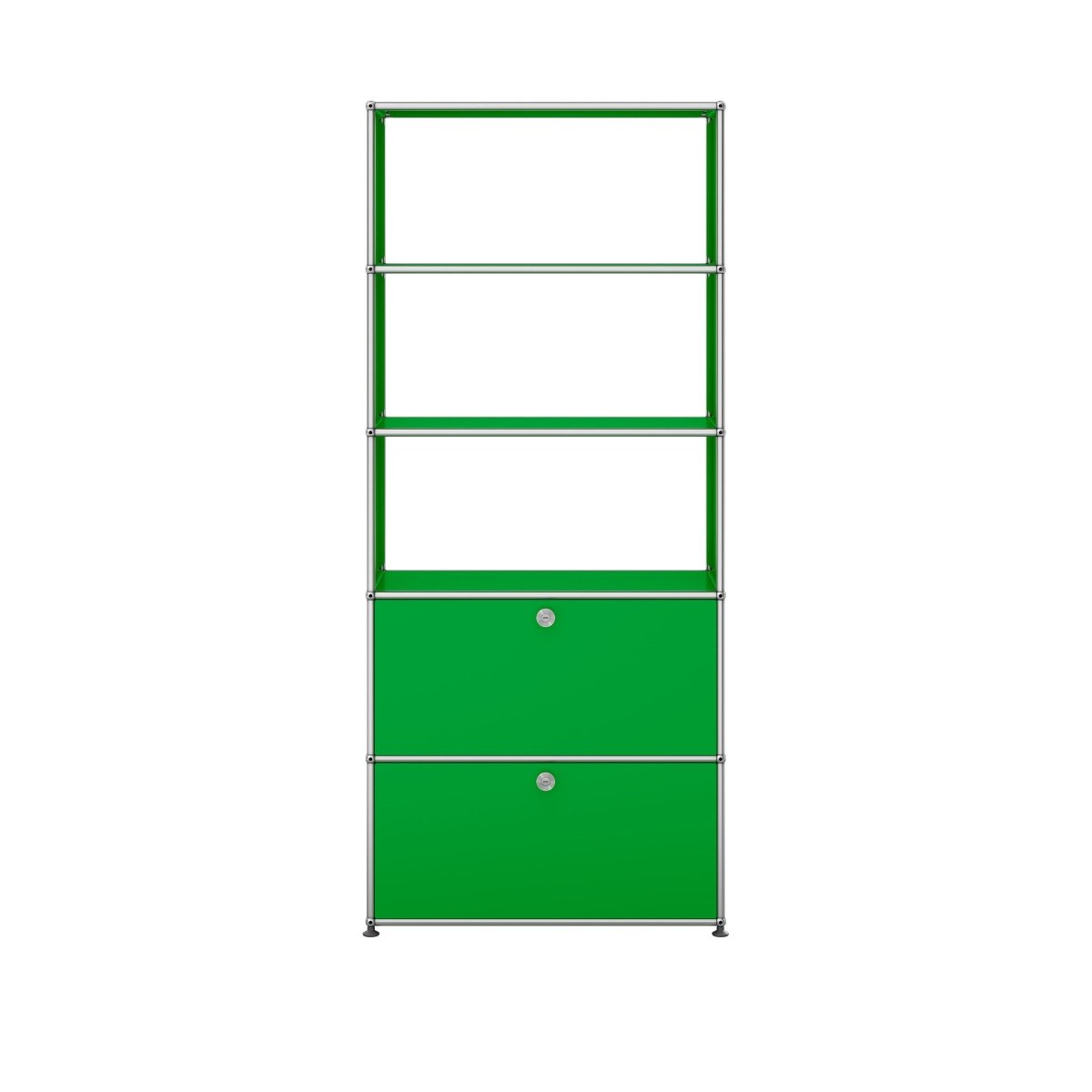 USM Haller Regal 1 Breit / 5 Hoch / 2 Klapptüren