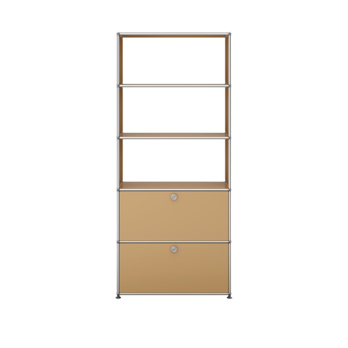 USM Haller Regal 1 Breit / 5 Hoch / 2 Klapptüren