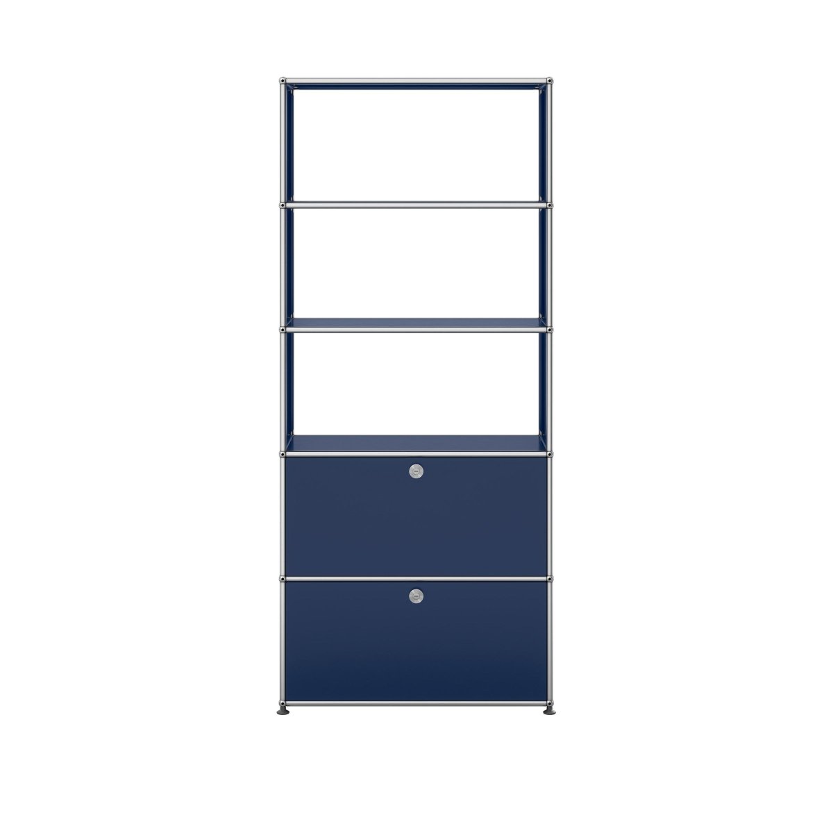 USM Haller Regal 1 Breit / 5 Hoch / 2 Klapptüren