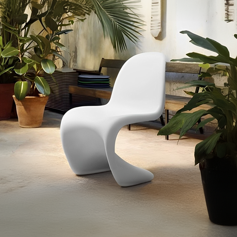 Vitra Panton Chair, Schale Kunststoff Polypropylen weiss