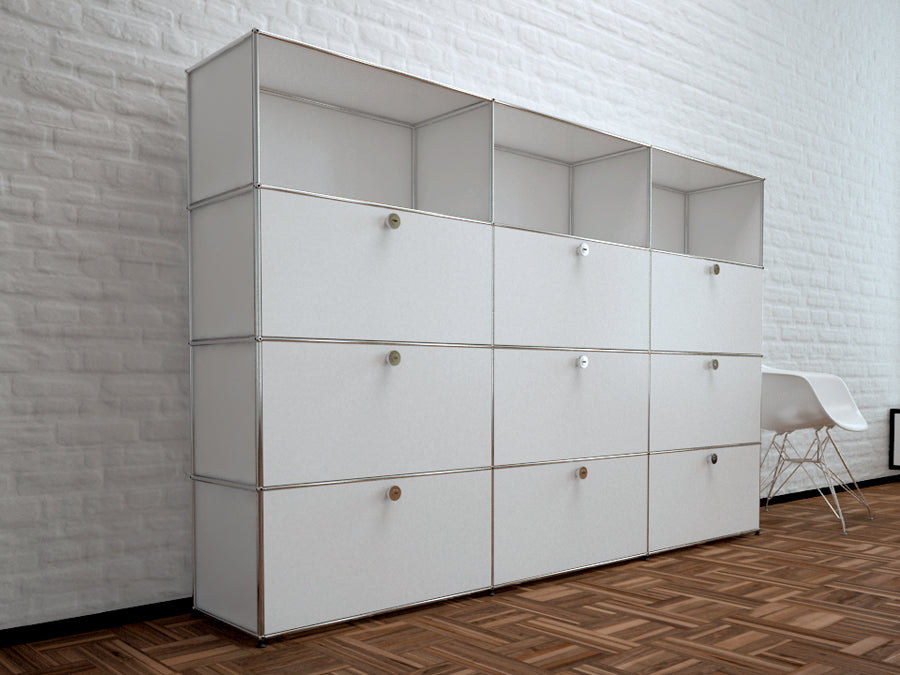 USM Haller Highboard 3 Breit / 4 Hoch / 9 Klapptüren