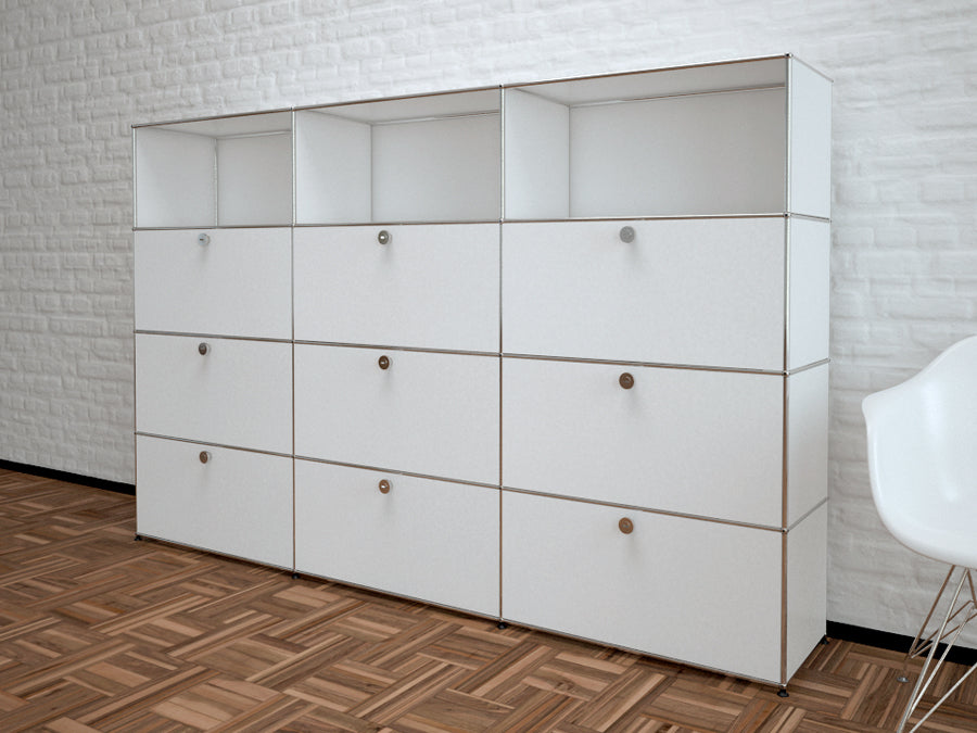 USM Haller Highboard 3 Breit / 4 Hoch / 9 Klapptüren