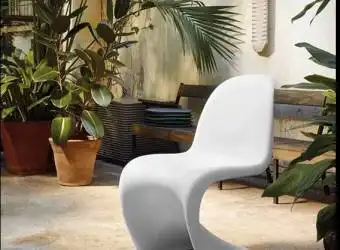 Vitra Panton Chair, Schale Kunststoff Polypropylen weiss