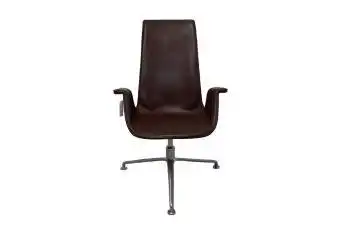 Walter Knoll FK Chair, Besucher Ledersessel, braun 