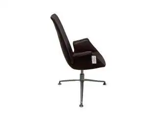 Walter Knoll FK Chair, Besucher Ledersessel, braun 