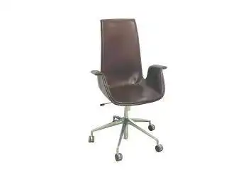 Walter Knoll FK Chair, Ledersessel, braun