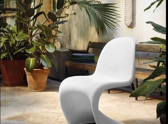 Vitra Panton Chair, Schale Kunststoff Polypropylen weiss