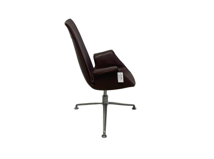 Walter Knoll FK Chair, Besucher Ledersessel, braun 